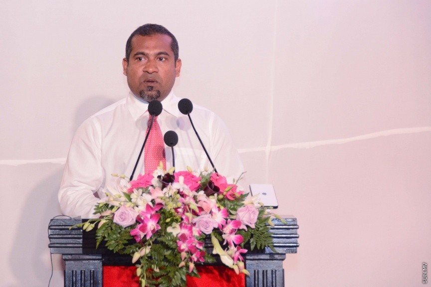 ފެބްރުއަރީ 9، 2017:  ޕީޕީއެމްގެ އާ އޮފީސް ހުޅުވުމަށް ހ. ހުރަފައިގައި ބޭއްވި ހާއްސަ ރަސްމިއްޔާތުގެ ތެރެއިން -- ސަން ފޮޓޯ/ ފަޔާޒު މޫސާ