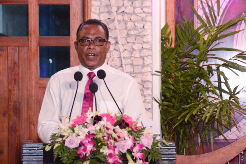 ފެބްރުއަރީ 9، 2017:  ޕީޕީއެމްގެ އާ އޮފީސް ހުޅުވުމަށް ހ. ހުރަފައިގައި ބޭއްވި ހާއްސަ ރަސްމިއްޔާތުގެ ތެރެއިން -- ސަން ފޮޓޯ/ ފަޔާޒު މޫސާ