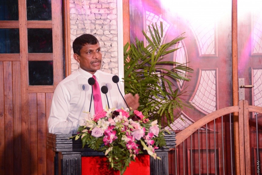 ފެބްރުއަރީ 9، 2017:  ޕީޕީއެމްގެ އާ އޮފީސް ހުޅުވުމަށް ހ. ހުރަފައިގައި ބޭއްވި ހާއްސަ ރަސްމިއްޔާތުގެ ތެރެއިން -- ސަން ފޮޓޯ/ ފަޔާޒު މޫސާ