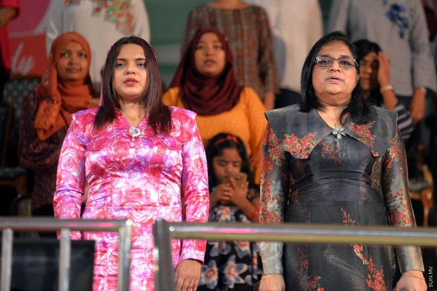 އޮކްޓޯބަރ 27، 2017: ފަސްޓް ލޭޑީ ބަށިބޯޅަ ޗެމްޕިއަންޝިޕްގެ ފައިނަލް މެޗުގެ ތެރެއިން:  ކ. މާފުށި ބަލިކޮށް ޗެމްޕިއަންކަން ހޯދީ ފ. ފީއަލީ ޓީމް -- ސަން ފޮޓޯ/ ފަޔާޒު މޫސާ