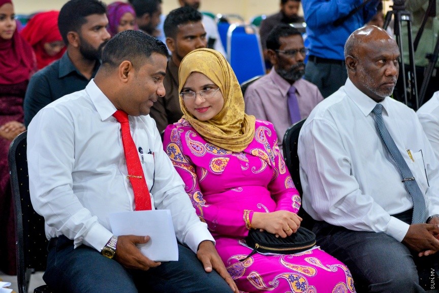 ބައިނަލް އަޤްވާމީ އެންޓިކޮރަޕްޝަން ދުވަސް ފާހަގަކުރުމުގެ ގޮތުން ބޭއްވި ރަސްމިއްޔާތުގެ ތެރެއިން---ސަން ފޮޓޯ/ މުހައްމަދު އަފްރާހް 