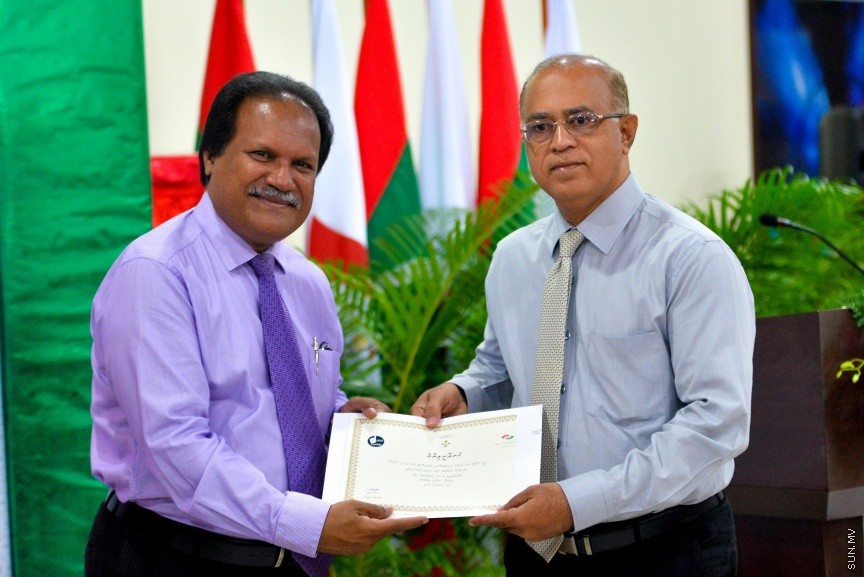 ބައިނަލް އަޤްވާމީ އެންޓިކޮރަޕްޝަން ދުވަސް ފާހަގަކުރުމުގެ ގޮތުން ބޭއްވި ރަސްމިއްޔާތުގެ ތެރެއިން---ސަން ފޮޓޯ/ މުހައްމަދު އަފްރާހް 