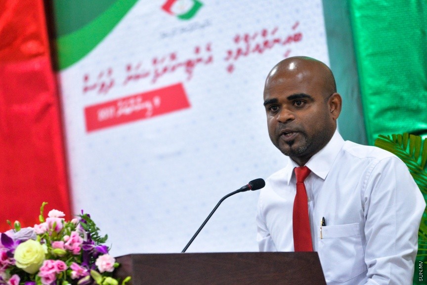 ބައިނަލް އަޤްވާމީ އެންޓިކޮރަޕްޝަން ދުވަސް ފާހަގަކުރުމުގެ ގޮތުން ބޭއްވި ރަސްމިއްޔާތުގެ ތެރެއިން---ސަން ފޮޓޯ/ މުހައްމަދު އަފްރާހް 