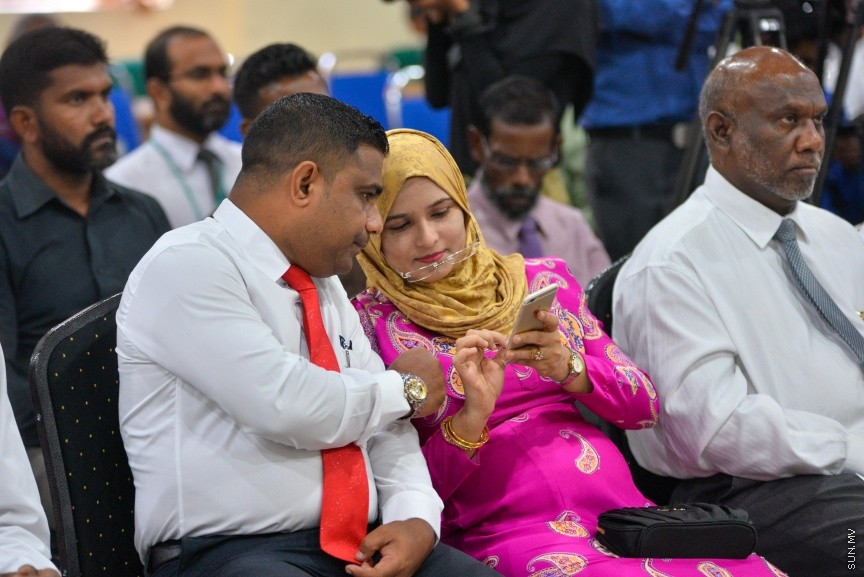 ބައިނަލް އަޤްވާމީ އެންޓިކޮރަޕްޝަން ދުވަސް ފާހަގަކުރުމުގެ ގޮތުން ބޭއްވި ރަސްމިއްޔާތުގެ ތެރެއިން---ސަން ފޮޓޯ/ މުހައްމަދު އަފްރާހް 