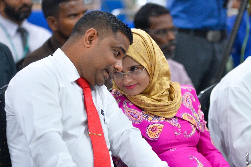 ބައިނަލް އަޤްވާމީ އެންޓިކޮރަޕްޝަން ދުވަސް ފާހަގަކުރުމުގެ ގޮތުން ބޭއްވި ރަސްމިއްޔާތުގެ ތެރެއިން---ސަން ފޮޓޯ/ މުހައްމަދު އަފްރާހް 