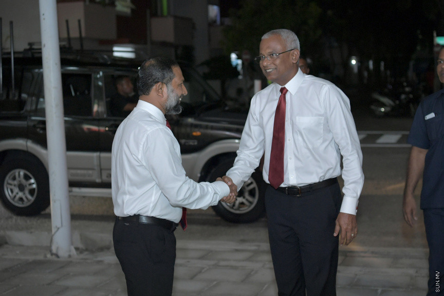 ރޭ ބޭއްވި ހުރަވީ ދުވަހުގެ ހާއްސަ ޖަލްސާގެ ތެރެއިން -- ފޮޓޯ/ ރައީސް އޮފީސް