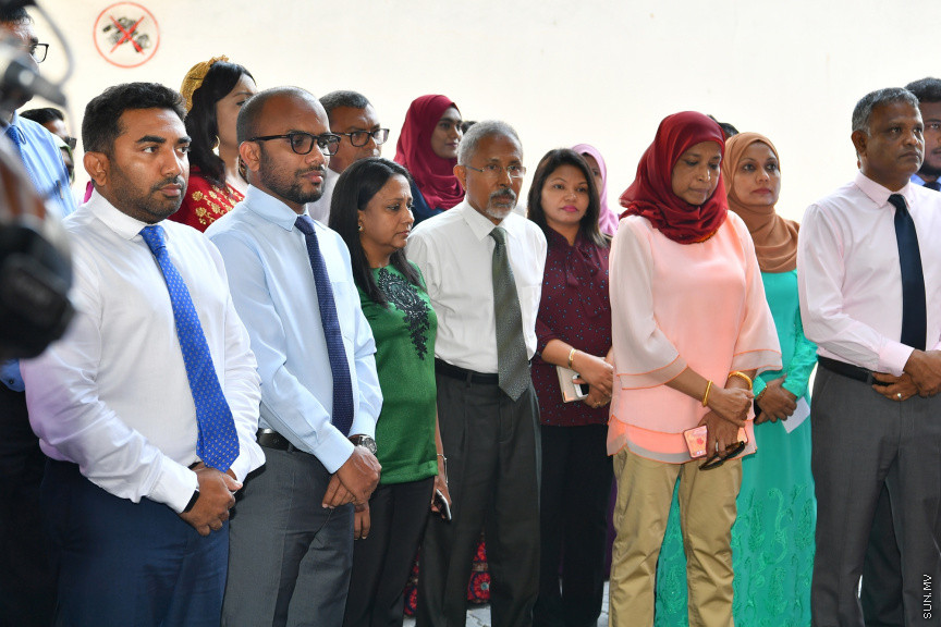 ރައީސުލްޖުމްހޫރިއްޔާ،އެސް.އެމް.އީ. ޑިވެލޮޕްމަންޓް ފައިނޭންސް ކޯޕަރޭޝަން ޕްރައިވެޓް ލިމިޓެޑް (އެސް.ޑީ.އެފް.ސީ) އިފްތިތާޙުކޮށްދެއްވުން -- ފޮޓޯ/ ރައީސް އޮފީސް