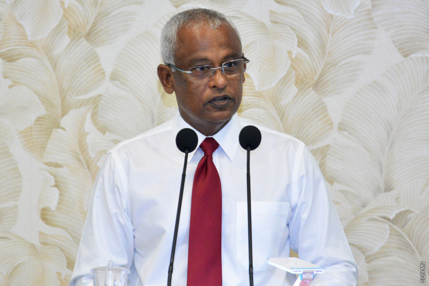 އައި.ޖީ.އެމް.އެޗްގެ މެންޓަލް ހެލްތު ސެންޓަރު ރައީސުލްޖުމްހޫރިއްޔާ ހުޅުވައިދެއްވުން -- ސަން ފޮޓޯ/ އަހުމަދު އަވްޝަން އިލްޔާސް