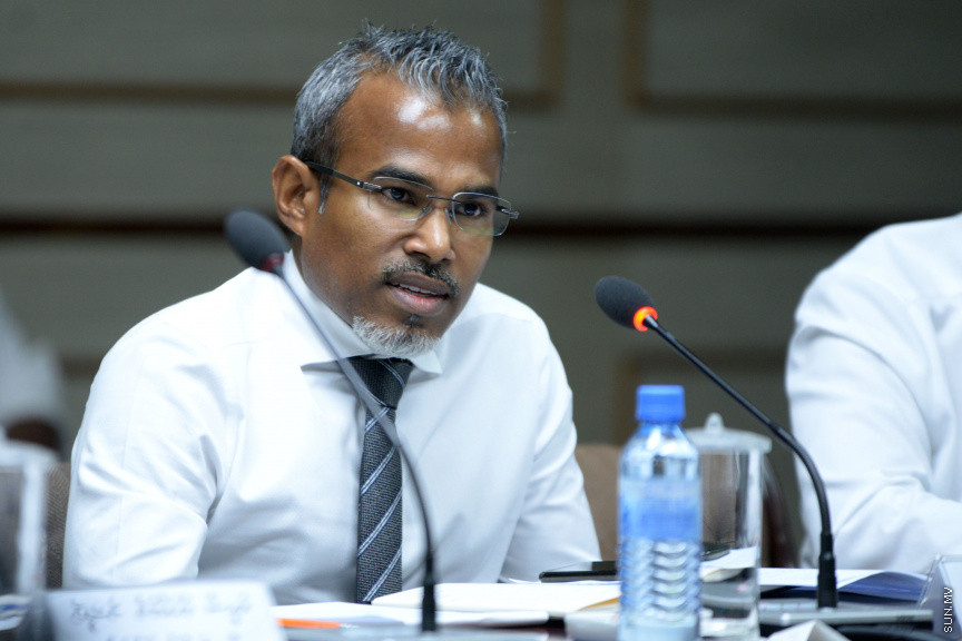 ޖޫން 14، 2019 : ޖޭއެސްސީ މަޖިލީހުގެ ޖުޑީޝަރީ ކޮމިޓީއަށް ހާޒިރުކުރުން -- ސަން ފޮޓޯ/ އަހުމަދު އަވްޝަން އިލްޔާސް