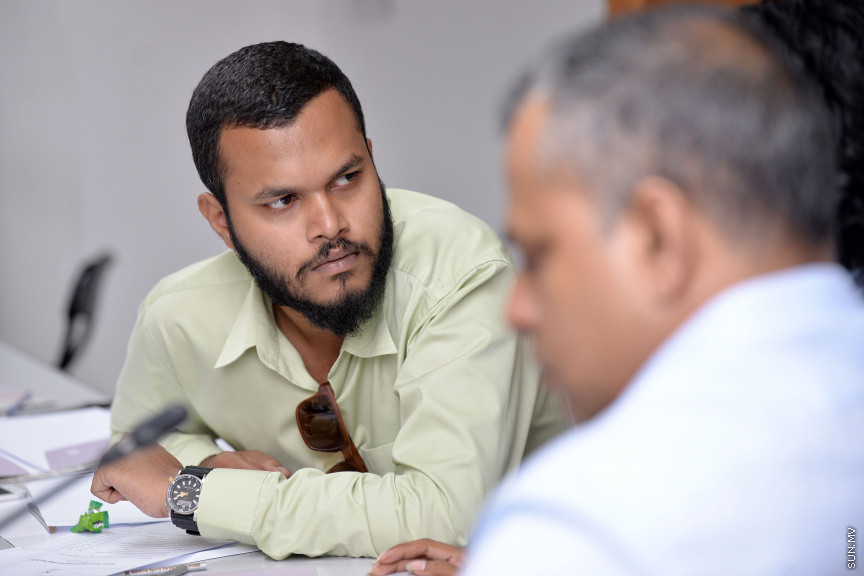 ޖެނުއަރީ 28، 2020: މޯލްޑިވްސް ސްޕޯޓްސް ކޯޕަރޭޝަނުން އިސްނަގައިގެން ސްޓެލްކޯ ހޯލްގައި ކުރިއަށް ދާ މާކެޓިންގް އާއި ސްޕޮންސާޝިޕްގެ ހާއްސަ ވޯކްޝޮޕްގެ ތެރެއިން -- ސަން ފޮޓޯ/ ފަޔާޒު މޫސާ