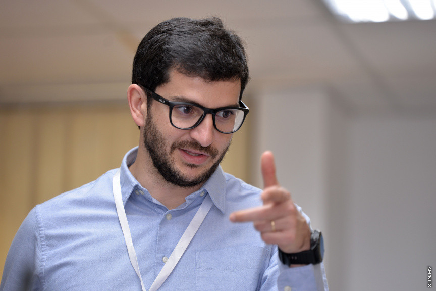 ޖެނުއަރީ 28، 2020: މޯލްޑިވްސް ސްޕޯޓްސް ކޯޕަރޭޝަނުން އިސްނަގައިގެން ސްޓެލްކޯ ހޯލްގައި ކުރިއަށް ދާ މާކެޓިންގް އާއި ސްޕޮންސާޝިޕްގެ ހާއްސަ ވޯކްޝޮޕްގެ ތެރެއިން -- ސަން ފޮޓޯ/ ފަޔާޒު މޫސާ