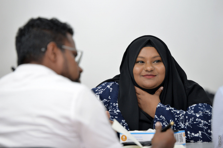 ޖެނުއަރީ 28، 2020: މޯލްޑިވްސް ސްޕޯޓްސް ކޯޕަރޭޝަނުން އިސްނަގައިގެން ސްޓެލްކޯ ހޯލްގައި ކުރިއަށް ދާ މާކެޓިންގް އާއި ސްޕޮންސާޝިޕްގެ ހާއްސަ ވޯކްޝޮޕްގެ ތެރެއިން -- ސަން ފޮޓޯ/ ފަޔާޒު މޫސާ