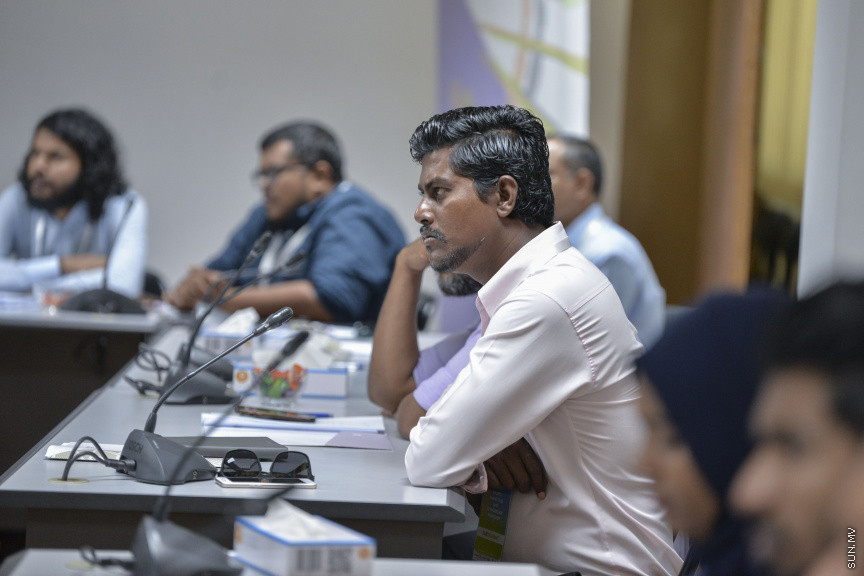 ޖެނުއަރީ 28، 2020: މޯލްޑިވްސް ސްޕޯޓްސް ކޯޕަރޭޝަނުން އިސްނަގައިގެން ސްޓެލްކޯ ހޯލްގައި ކުރިއަށް ދާ މާކެޓިންގް އާއި ސްޕޮންސާޝިޕްގެ ހާއްސަ ވޯކްޝޮޕްގެ ތެރެއިން -- ސަން ފޮޓޯ