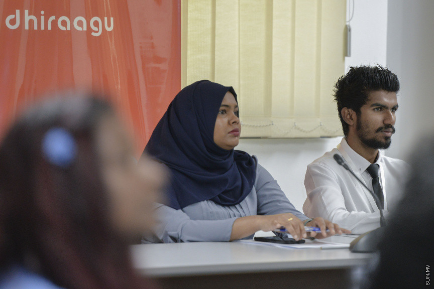 ޖެނުއަރީ 28، 2020: މޯލްޑިވްސް ސްޕޯޓްސް ކޯޕަރޭޝަނުން އިސްނަގައިގެން ސްޓެލްކޯ ހޯލްގައި ކުރިއަށް ދާ މާކެޓިންގް އާއި ސްޕޮންސާޝިޕްގެ ހާއްސަ ވޯކްޝޮޕްގެ ތެރެއިން -- ސަން ފޮޓޯ