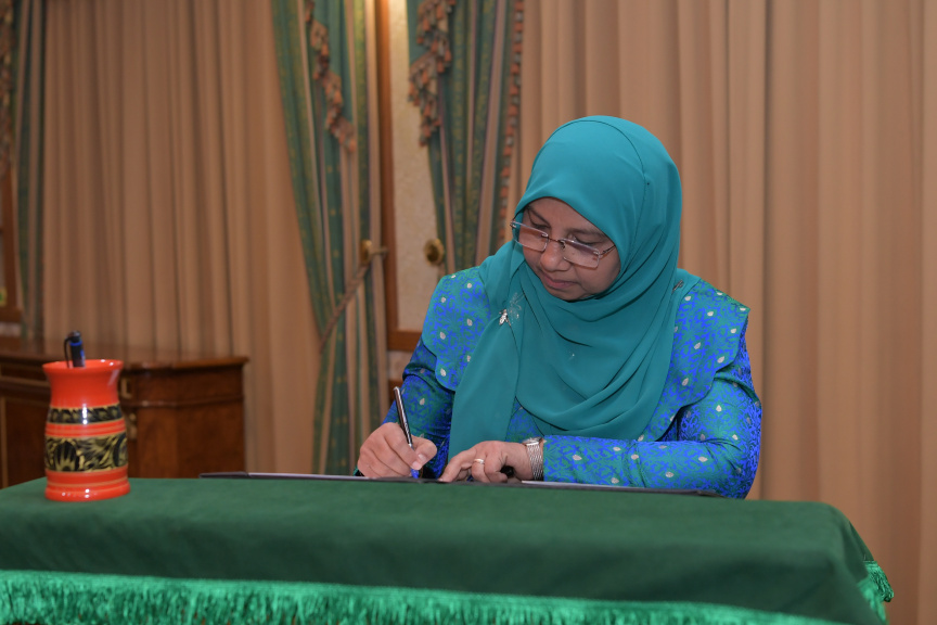 ޖެންޑާ މިނިސްޓަރު އާއިޝަތު މުހައްމަދު ދީދީ -- ފޮޓޯ/ ރައީސް އޮފީސް