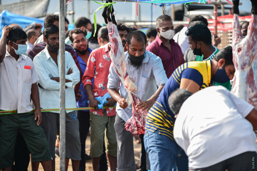 ޖުލައި 20، 2021: 1442ވަނަ އަހަރުގެ ބޮޑު އީދުގެ އުލްހިޔާ ކަތިލުން -- ސަން ފޮޓޯ/ ފަޔާޒު މޫސާ