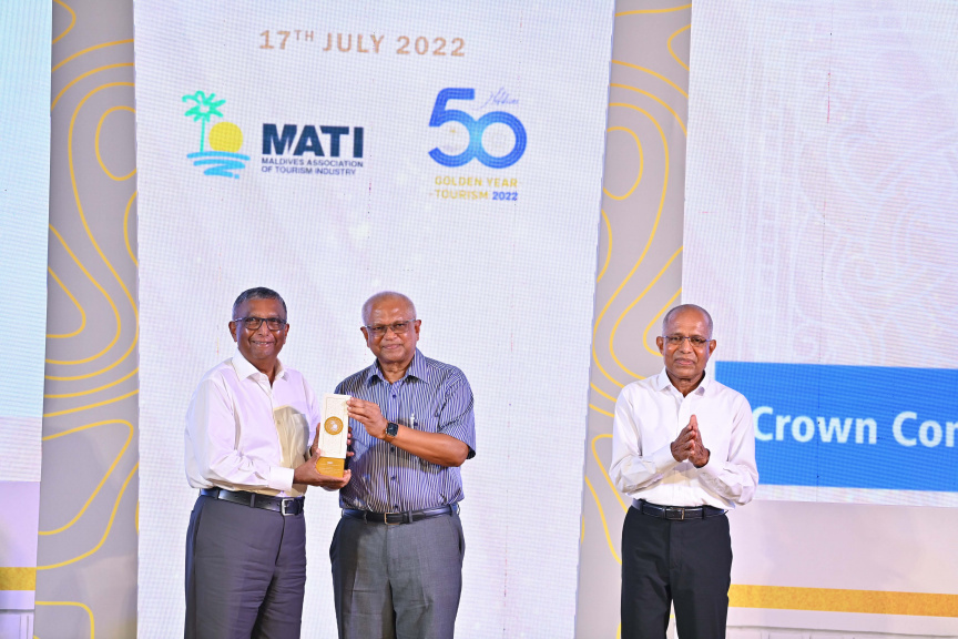 "50 އިޔާޒް އޮފް ޓޫރިޒަމްސް އެވޯޑްސް ބައި މަޓީ" ހަފްލާގެ ތެރެއިން -- ފޮޓޯ/ ރައީސް އޮފީސް