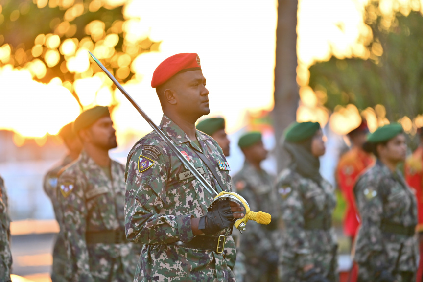 57 ވަނަ މިނިވަން ދުވަހުގެ ދިދަ ނެގުމުގެ ރަސްމިއްޔާތުގެ ތެރެއިން -- ފޮޓޯ/ ރައީސް އޮފީސް