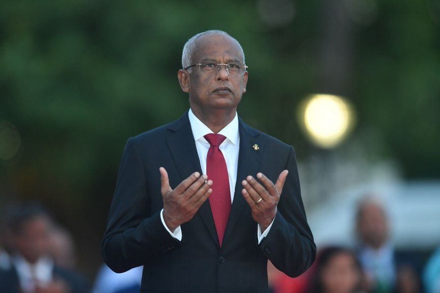 57 ވަނަ މިނިވަން ދުވަހުގެ ދިދަ ނެގުމުގެ ރަސްމިއްޔާތުގެ ތެރެއިން -- ފޮޓޯ/ ރައީސް އޮފީސް