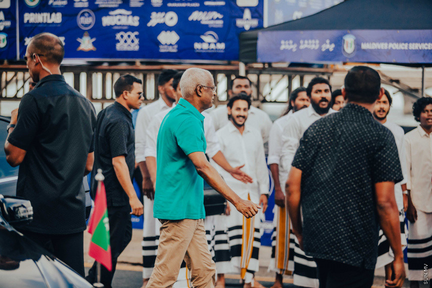 ވިޒިޓް މޯލްޑިވްސް ޕްރޯ 2022 އިފުތިތާހުކޮށްދެއްވުމުގެ ރަސްމިއްޔާތުގެ ތެރެއިން --- ސަން ފޮޓޯ/ މުޙައްމަދު ނާއިލް ހުސައިން

