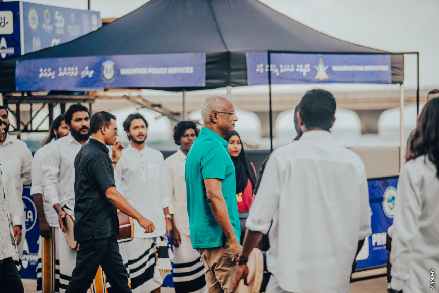 ވިޒިޓް މޯލްޑިވްސް ޕްރޯ 2022 އިފުތިތާހުކޮށްދެއްވުމުގެ ރަސްމިއްޔާތުގެ ތެރެއިން --- ސަން ފޮޓޯ/ މުޙައްމަދު ނާއިލް ހުސައިން

