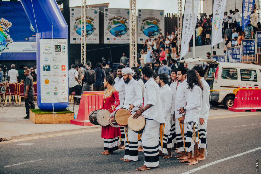 ވިޒިޓް މޯލްޑިވްސް ޕްރޯ 2022 އިފުތިތާހުކޮށްދެއްވުމުގެ ރަސްމިއްޔާތުގެ ތެރެއިން --- ސަން ފޮޓޯ/ މުޙައްމަދު ނާއިލް ހުސައިން

