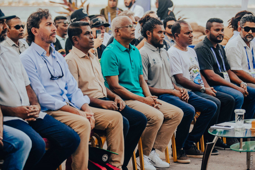 ވިޒިޓް މޯލްޑިވްސް ޕްރޯ 2022 އިފުތިތާހުކޮށްދެއްވުމުގެ ރަސްމިއްޔާތުގެ ތެރެއިން --- ސަން ފޮޓޯ/ މުޙައްމަދު ނާއިލް ހުސައިން

