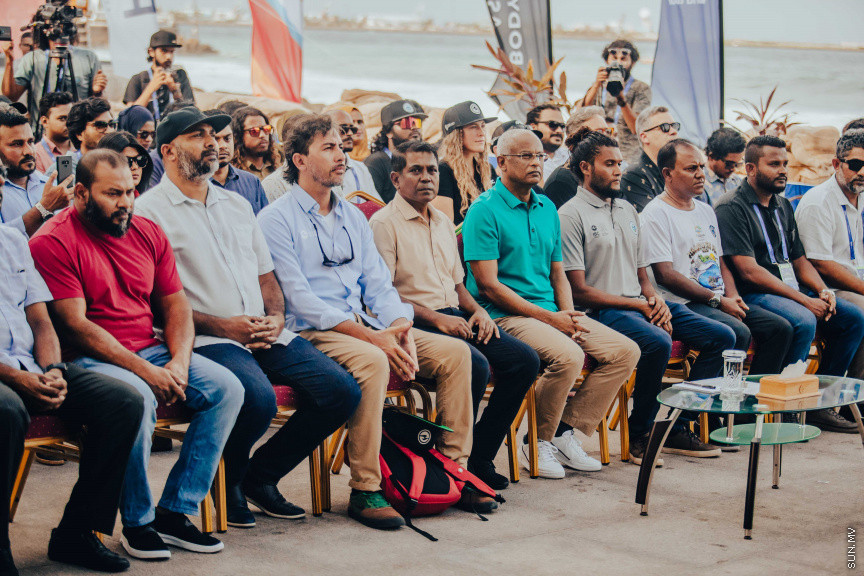 ވިޒިޓް މޯލްޑިވްސް ޕްރޯ 2022 އިފުތިތާހުކޮށްދެއްވުމުގެ ރަސްމިއްޔާތުގެ ތެރެއިން --- ސަން ފޮޓޯ/ މުޙައްމަދު ނާއިލް ހުސައިން

