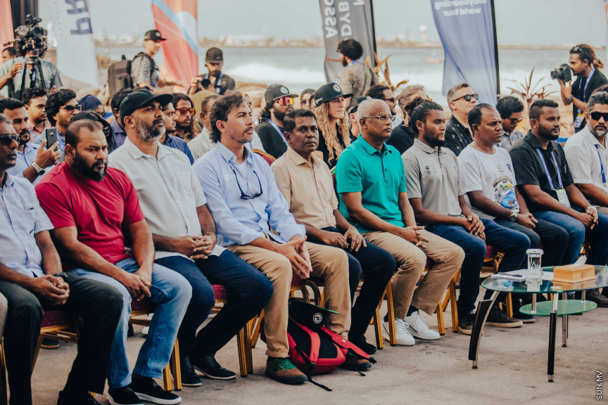 ވިޒިޓް މޯލްޑިވްސް ޕްރޯ 2022 އިފުތިތާހުކޮށްދެއްވުމުގެ ރަސްމިއްޔާތުގެ ތެރެއިން --- ސަން ފޮޓޯ/ މުޙައްމަދު ނާއިލް ހުސައިން

