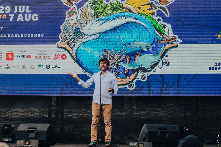 ވިޒިޓް މޯލްޑިވްސް ޕްރޯ 2022 އިފުތިތާހުކޮށްދެއްވުމުގެ ރަސްމިއްޔާތުގެ ތެރެއިން --- ސަން ފޮޓޯ/ މުޙައްމަދު ނާއިލް ހުސައިން

