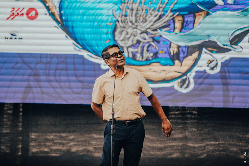 ވިޒިޓް މޯލްޑިވްސް ޕްރޯ 2022 އިފުތިތާހުކޮށްދެއްވުމުގެ ރަސްމިއްޔާތުގެ ތެރެއިން --- ސަން ފޮޓޯ/ މުޙައްމަދު ނާއިލް ހުސައިން

