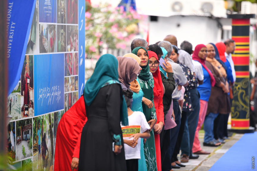 އެމްއެންޔޫ "ފަހި ކުތުބުޚާނާ" ހަރަކާތުގެ ތެރެއިން --- ސަން ފޮޓޯ/ ނާއިލް ހުސައިން