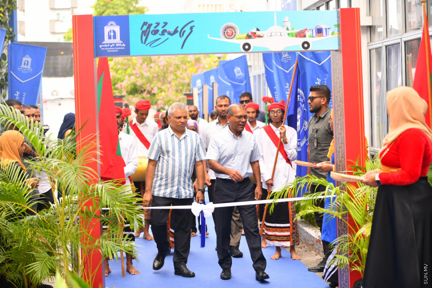 އެމްއެންޔޫ "ފަހި ކުތުބުޚާނާ" ހަރަކާތުގެ ތެރެއިން --- ސަން ފޮޓޯ/ ނާއިލް ހުސައިން