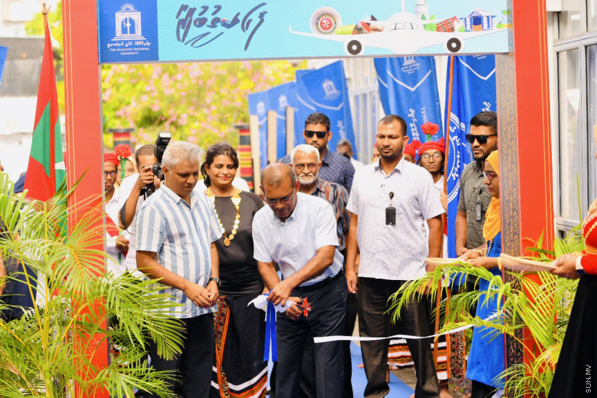 އެމްއެންޔޫ "ފަހި ކުތުބުޚާނާ" ހަރަކާތުގެ ތެރެއިން --- ސަން ފޮޓޯ/ ނާއިލް ހުސައިން