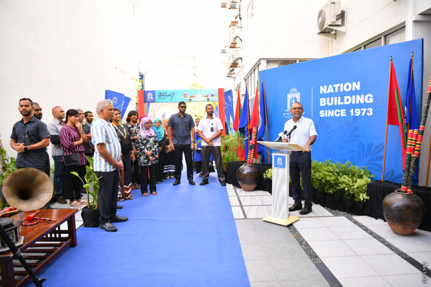 އެމްއެންޔޫ "ފަހި ކުތުބުޚާނާ" ހަރަކާތުގެ ތެރެއިން --- ސަން ފޮޓޯ/ ނާއިލް ހުސައިން