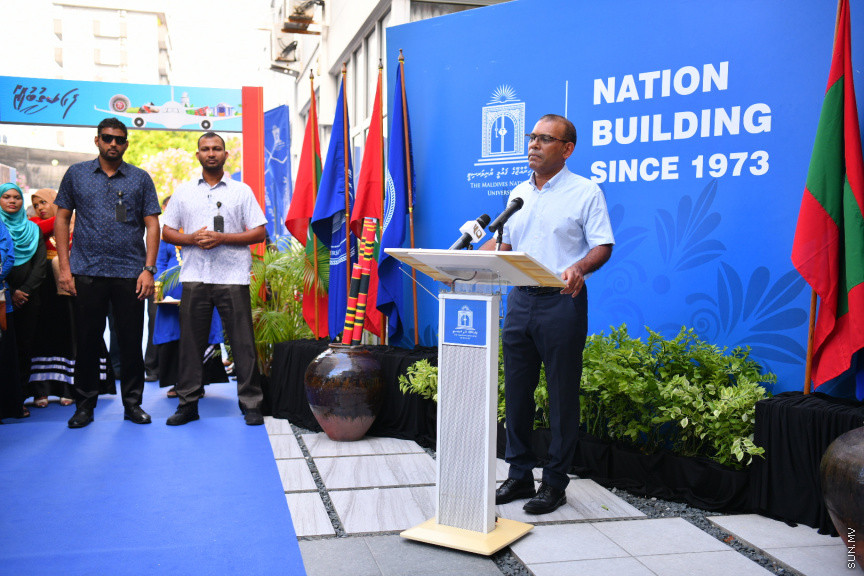 އެމްއެންޔޫ "ފަހި ކުތުބުޚާނާ" ހަރަކާތުގެ ތެރެއިން --- ސަން ފޮޓޯ/ ނާއިލް ހުސައިން