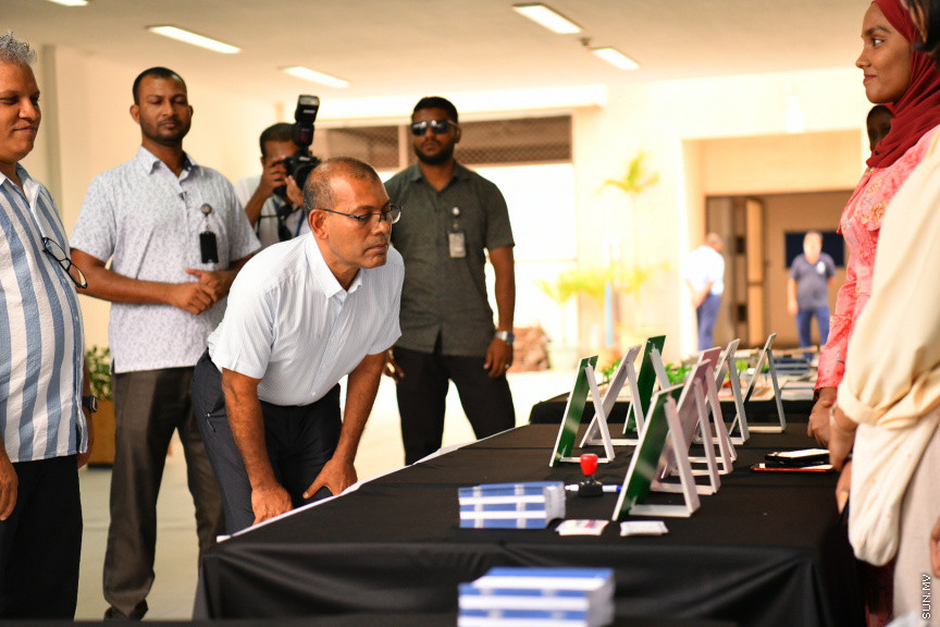 އެމްއެންޔޫ "ފަހި ކުތުބުޚާނާ" ހަރަކާތުގެ ތެރެއިން --- ސަން ފޮޓޯ/ ނާއިލް ހުސައިން