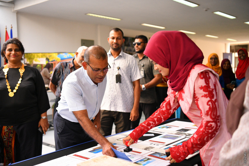 އެމްއެންޔޫ "ފަހި ކުތުބުޚާނާ" ހަރަކާތުގެ ތެރެއިން --- ސަން ފޮޓޯ/ ނާއިލް ހުސައިން