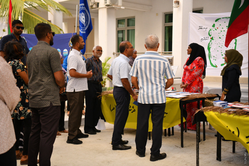 އެމްއެންޔޫ "ފަހި ކުތުބުޚާނާ" ހަރަކާތުގެ ތެރެއިން --- ސަން ފޮޓޯ/ ނާއިލް ހުސައިން