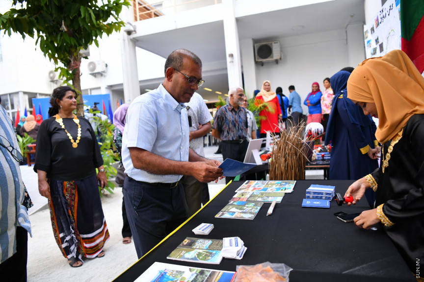 އެމްއެންޔޫ "ފަހި ކުތުބުޚާނާ" ހަރަކާތުގެ ތެރެއިން --- ސަން ފޮޓޯ/ ނާއިލް ހުސައިން