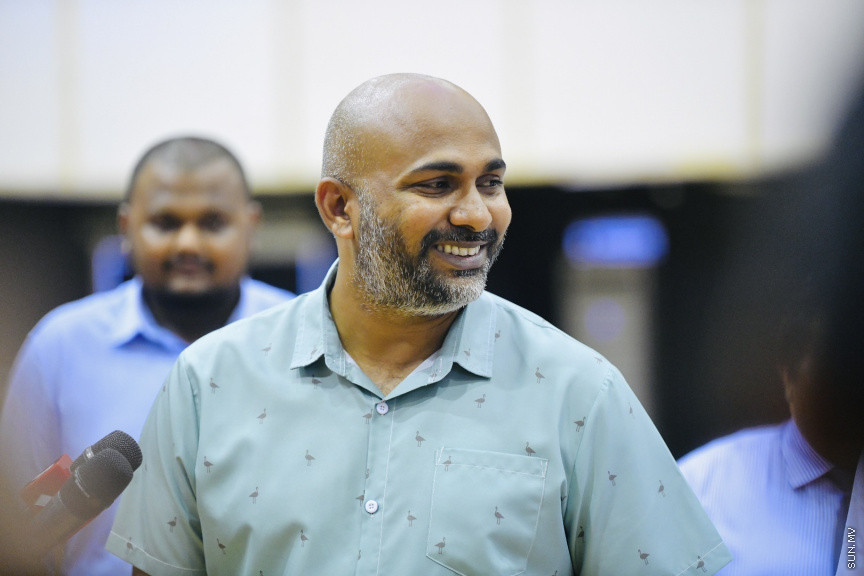 ސާބާ ވިމެންސް ޗެމްޕިއަންޝިޕް 2022 އަށް ތައްޔާރުވަމުންދާ ދިވެހި ގައުމީ ޓީމާ ބައްދަލުކުރައްވައި ނައިބު ރައީސް ބައްދަލުކުރައްވަނީ --- ސަން ފޮޓޯ/ މުހައްމަދު ނާއިލް ހުސައިން