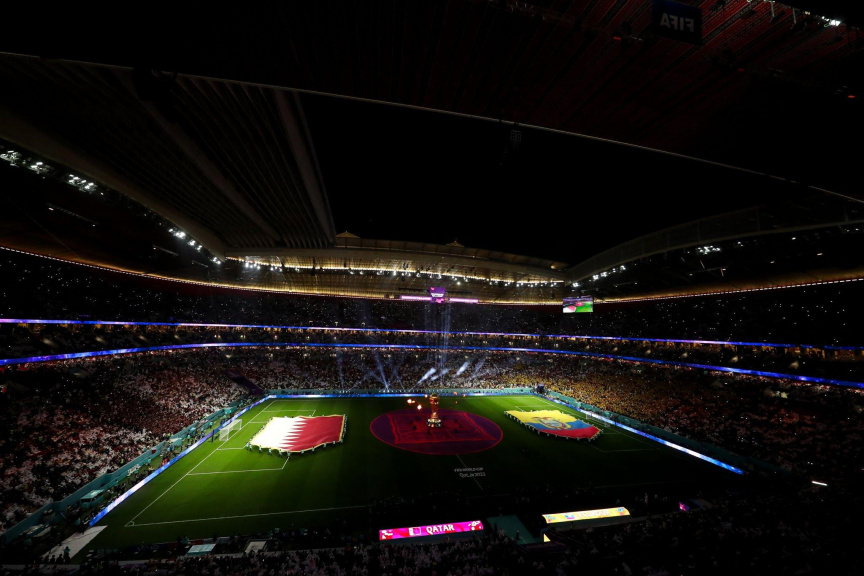 ގަތަރު ފީފާ ވޯލްޑުކަޕް 2022 - އިކުއަޑޯ އަދި ގަތަރު ބައްދަލުކުރި މެޗުގެ ތެރެއިން -- ފޮޓޯ/ ގެޓީ އިމޭޖަސް