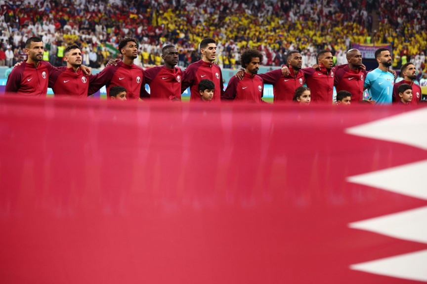 ގަތަރު ފީފާ ވޯލްޑުކަޕް 2022 - އިކުއަޑޯ އަދި ގަތަރު ބައްދަލުކުރި މެޗުގެ ތެރެއިން -- ފޮޓޯ/ ގެޓީ އިމޭޖަސް