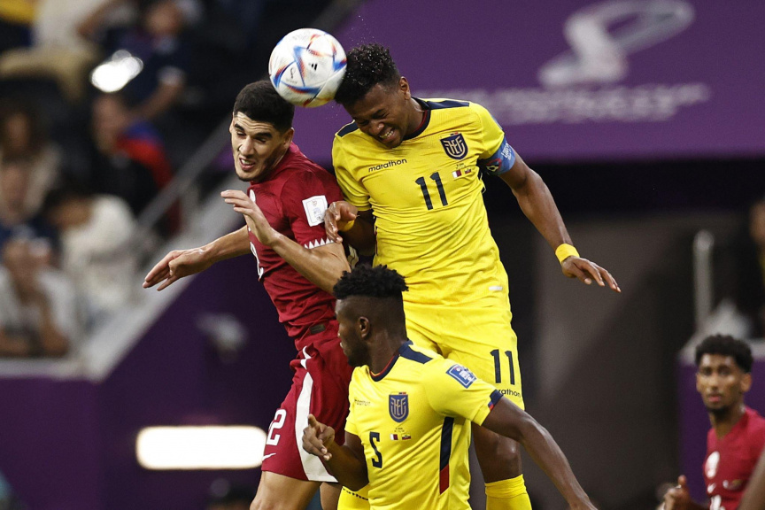 ގަތަރު ފީފާ ވޯލްޑުކަޕް 2022 - އިކުއަޑޯ އަދި ގަތަރު ބައްދަލުކުރި މެޗުގެ ތެރެއިން ގަތަރުގެ ސަޕޯޓަރެއް -- ފޮޓޯ/ ގެޓީ އިމޭޖަސް