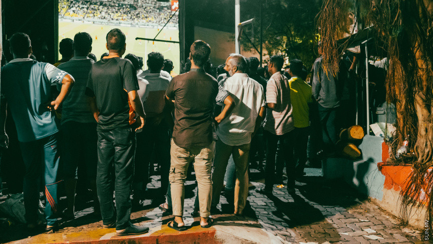 މާލޭގައި ވޯރލްޑް ކަޕްގެ ފޯރި --- ސަންފޮޓޯ/ ނާއިލް ހުސައިން