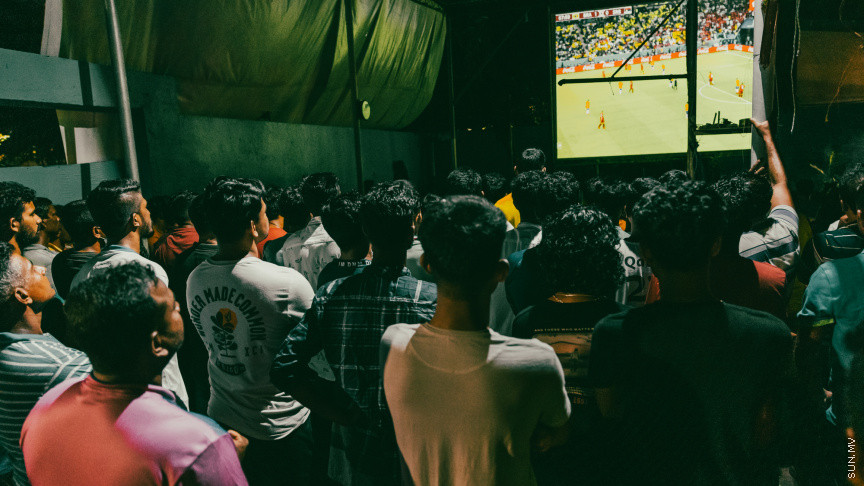 މާލޭގައި ވޯރލްޑް ކަޕްގެ ފޯރި --- ސަންފޮޓޯ/ ނާއިލް ހުސައިން