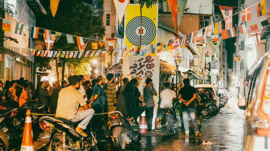 މާލޭގައި ވޯރލްޑް ކަޕްގެ ފޯރި --- ސަންފޮޓޯ/ ނާއިލް ހުސައިން