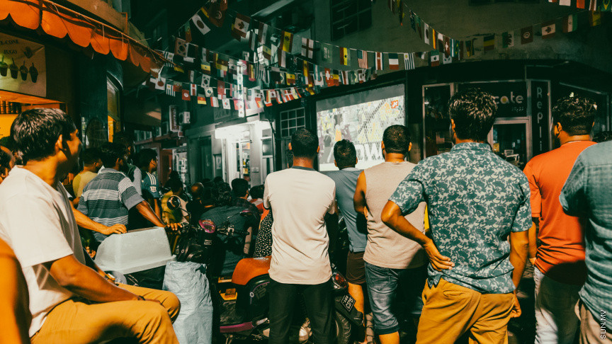 މާލޭގައި ވޯރލްޑް ކަޕްގެ ފޯރި --- ސަންފޮޓޯ/ ނާއިލް ހުސައިން