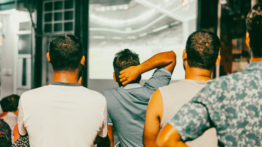 މާލޭގައި ވޯރލްޑް ކަޕްގެ ފޯރި --- ސަންފޮޓޯ/ ނާއިލް ހުސައިން