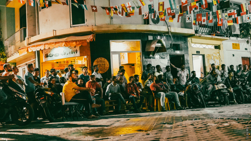 މާލޭގައި ވޯރލްޑް ކަޕްގެ ފޯރި --- ސަންފޮޓޯ/ ނާއިލް ހުސައިން